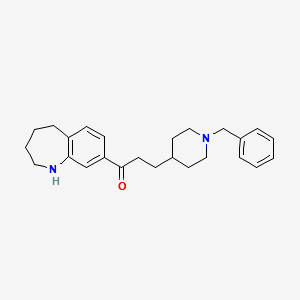 ZANAPEZIL structure, CAS 142852-50-4