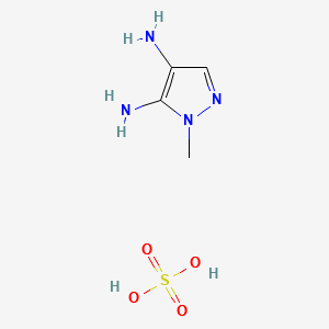 3,4-DiaMino-2-Methylpyrazole sulfate, 95% structure, CAS 20055-01-0