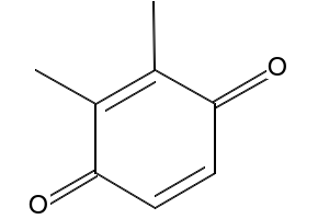 2,3-dimethyl-2,5-cyclohexadiene-1,4 dione structure, CAS 526-86-3