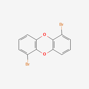 1,6-dibromooxanthrene structure, CAS 91371-14-1