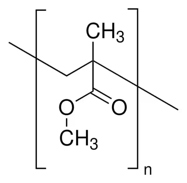 POLY(METHYL METHACRYLATE) structure, CAS 9011-14-7