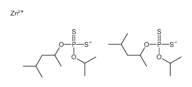 Phosphorodithioic acid, mixed O,O-bis(1,3-dimethylbutyl and iso-Pr) esters, zinc salts structure, CAS 84605-29-8