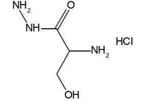 DL-SERINE HYDRAZIDE HYDROCHLORIDE structure, CAS 55819-71-1
