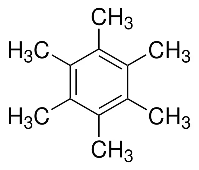HEXAMETHYLBENZENE structure, CAS 87-85-4