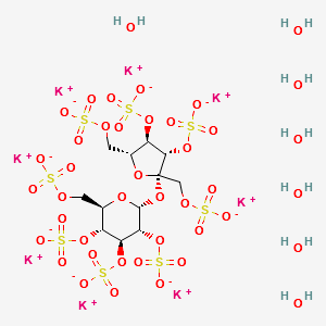 SUCROSE OCTASULFATE, POTASSIUM SALT structure, CAS 73264-44-5