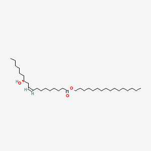 RICINOLEIC ACID N-HEXADECYL ESTER structure, CAS 10401-55-5