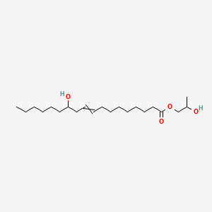 PROPYLENE GLYCOL MONORICINOLEATE structure, CAS 26402-31-3