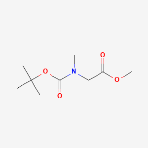N-Boc-N-methyl glycine methyl ester structure, CAS 42492-57-9