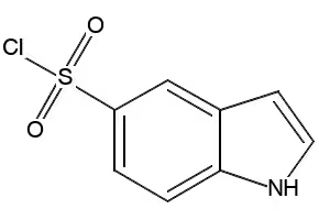 indol-5-ylsulfonyl chloride structure, CAS 1094209-33-2