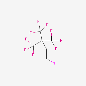 1-IODO-4,4,4-TRIFLUORO-3,3-BIS(TRIFLUOROMETHYL)BUTANE structure, CAS 14115-45-8