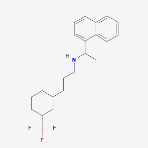 Cinacalcet Impurity F HCl structure, CAS 1271930-12-1