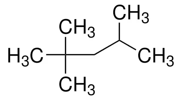 ISOOCTANE structure, CAS 540-84-1
