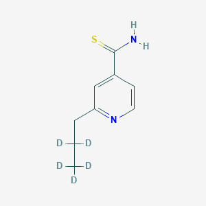PROTHIONAMIDE-D5 structure, CAS 1330261-26-1