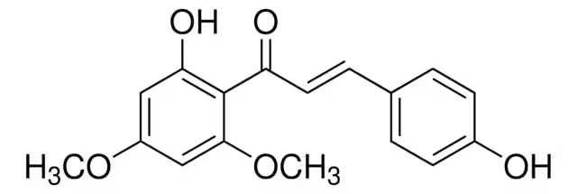 (E)-1-(2-HYDROXY-4,6-DIMETHOXY PHENYL)-3-(4-HYDROXY PHENYL)PROP-2-EN-1-ONE structure, CAS 37308-75-1