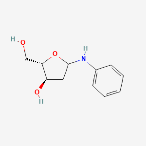 2-Deoxy-L-ribose-anilide structure, CAS 104578-89-4