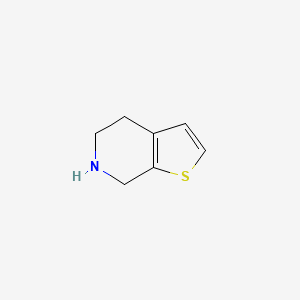 4,5,6,7-TETRAHYDROTHIENO[2,3-C]PYRIDINE structure, CAS 62019-71-0