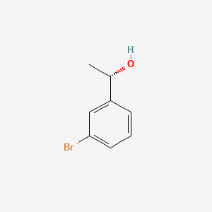 (S)-1-(3-BROMOPHENYL)ETHANOL structure, CAS 134615-22-8