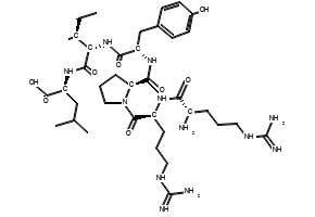 Glycyl-L-prolyl-L-arginyl-L-prolyl-L-alaninamide structure, CAS 135679-88-8