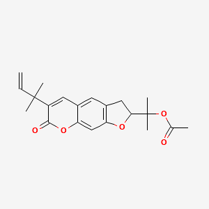 Rutamarin structure, CAS 14882-94-1