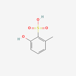 2-Hydroxy-6-methylbenzenesulfonic acid structure, CAS 69103-65-7