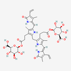 Bilirubin Di-acyl-b-D-glucuronide structure, CAS 17459-92-6