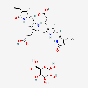 Bilirubin glucuronate structure, CAS 27071-67-6
