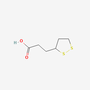 Bisnorlipoate structure, CAS 13125-44-5