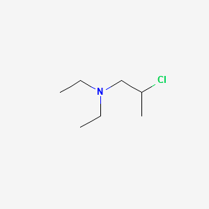 1-DIETHYLAMINO-2-CHLOROPROPANE structure, CAS 761-21-7