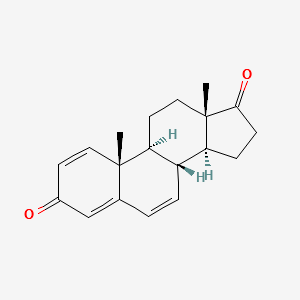 ANDROSTA-1,4,6-TRIENE-3,17-DIONE structure, CAS 633-35-2