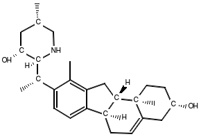veratramine structure, CAS 60-70-8
