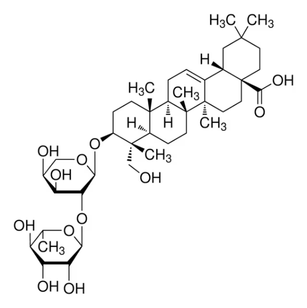ALPHA-HEDERIN structure, CAS 27013-91-8