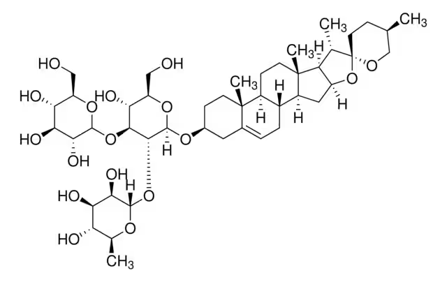 gracillin structure, CAS 19083-00-2