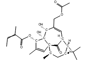 20-O-Acetylingenol-3-angelate structure, CAS 82425-35-2
