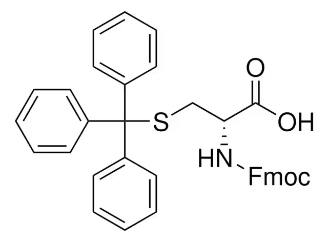 N-Fmoc-S-trityl-D-cysteine structure, CAS 167015-11-4
