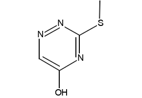 3-methylsulfanyl-2H-1,2,4-triazin-5-one structure, CAS 18060-72-5