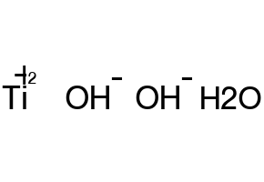 TITANIUM HYDROXIDE structure, CAS 12651-23-9