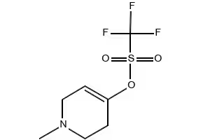 1-Methyl-1,2,3,6-tetrahydropyridin-4-yl trifluoroMethanesulfonate structure, CAS 180692-27-7