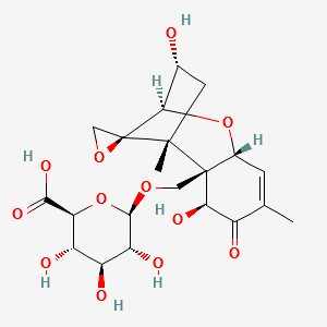 Deoxynivalenol 15-Glucuronide structure, CAS 1372859-16-9