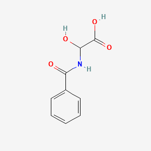 ALPHA-HYDROXYHIPPURIC ACID structure, CAS 16555-77-4