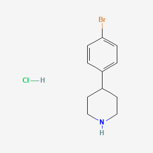 4-(4'-BROMOPHENYL)PIPERIDINE HYDROCHLORIDE structure, CAS 769944-79-8