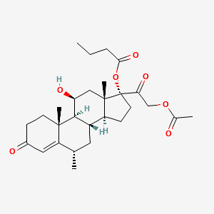 Amebucort structure, CAS 83625-35-8
