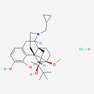 BUPRENORPHINE HYDROCHLORIDE structure, CAS 53152-21-9