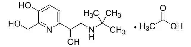 2-(HYDROXYMETHYL)-6-(1-HYDROXY-2-TERT-BUTYLAMINO-ETHYL)-PYRIDIN-3-OL structure, CAS 65652-44-0