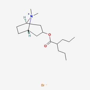 ANISOTROPINE METHYLBROMIDE structure, CAS 80-50-2