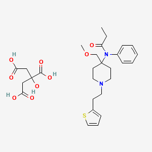 SUFENTANIL CITRATE structure, CAS 60561-17-3