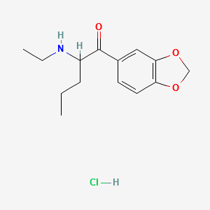 N-Ethylpentylone HCl structure, CAS 17763-02-9