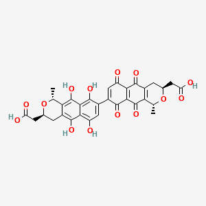 actinorhodin structure, CAS 1397-77-9