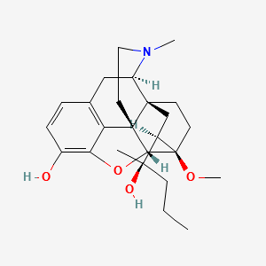 Dihydroetorphine structure, CAS 14357-76-7