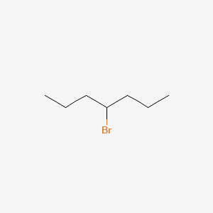 4-BROMOHEPTANE structure, CAS 998-93-6
