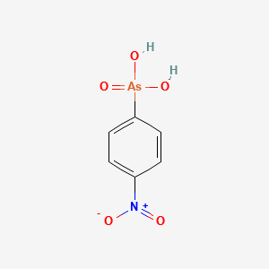 P-NITROBENZENEARSONIC ACID structure, CAS 98-72-6